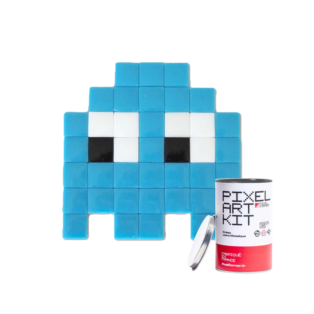 PIXEL CORNER Kit création PIXEL ART GLOOMIE(S) bleu clair