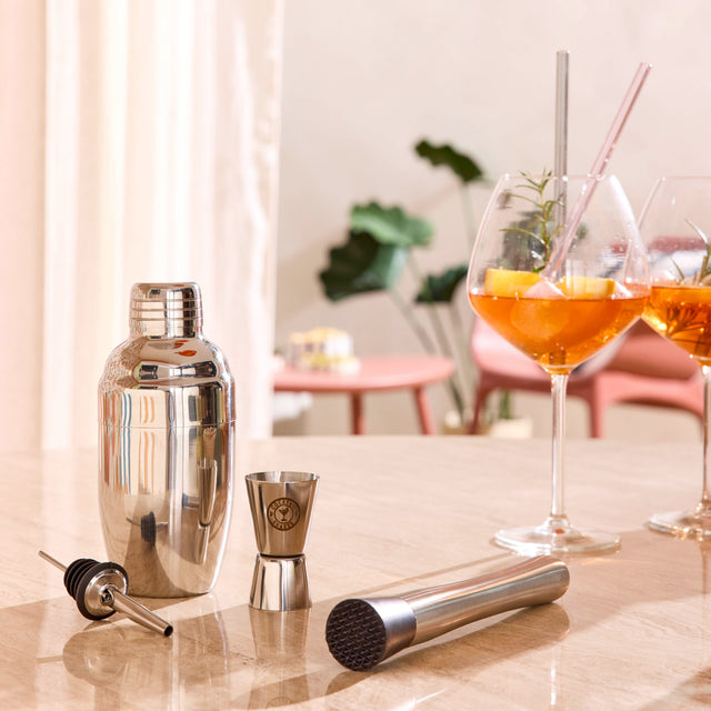 Set cocktail MON BAR COCKTAIL coloris argent