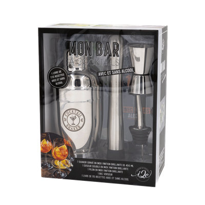 Set cocktail Mon bar cocktail Argent