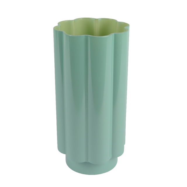 Vase FLORE coloris bleu vert
