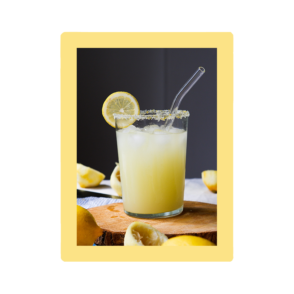 Cadre photo Slimpyx Jaune paille