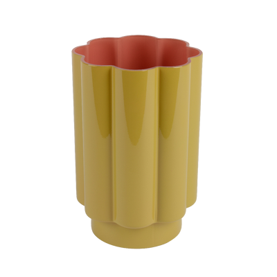 Vase Flore Jaune, orange