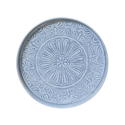 Plateau décoratif Eliris Bleu