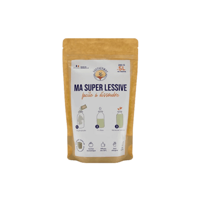 ANOTHERWAY Lessive Naturelle Blanc Savon de marseille 250G
