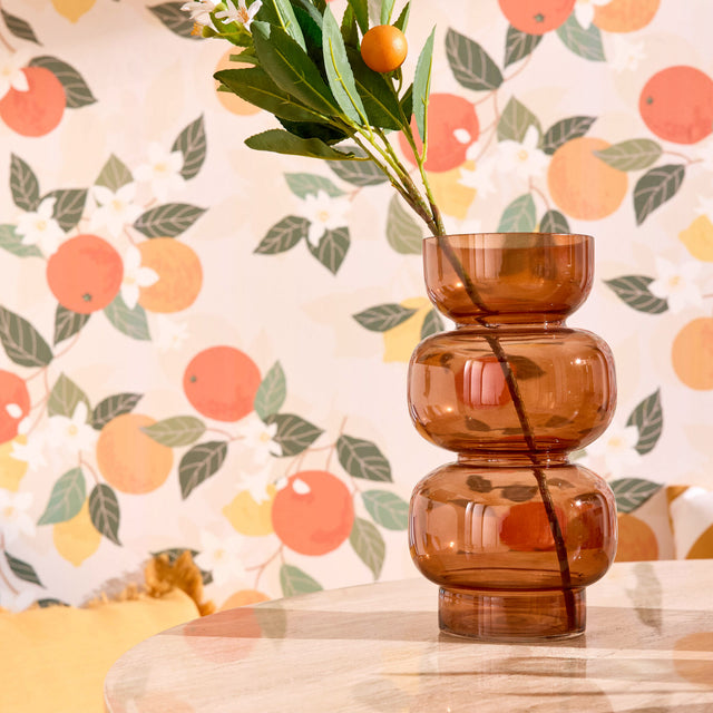 Vase BE VINTAGE coloris ambre