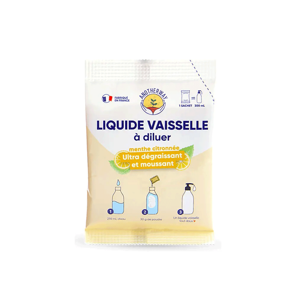 ANOTHERWAY Produit d'entretien Recharge ultra dégraissant Jaune Menthe citronnée 30ML