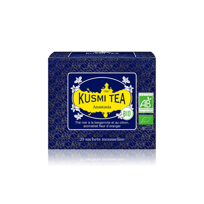 KUSMI TEA Thé noir en sachet Anastasia bio 40G