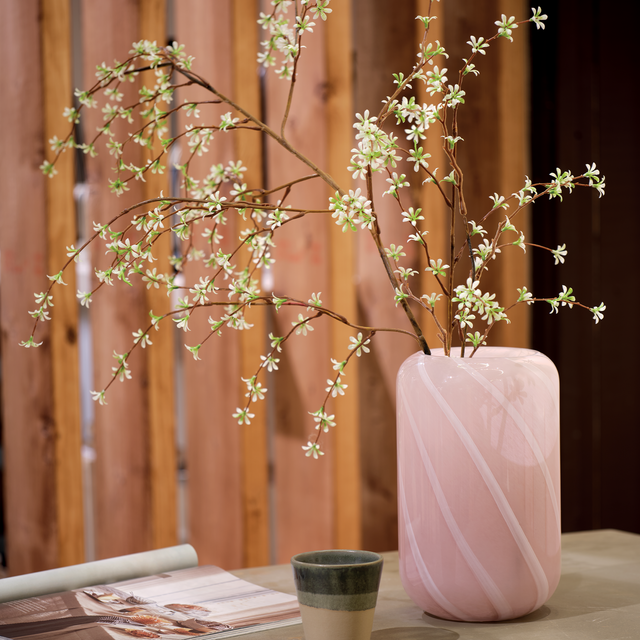 Vase FLUDY coloris rose