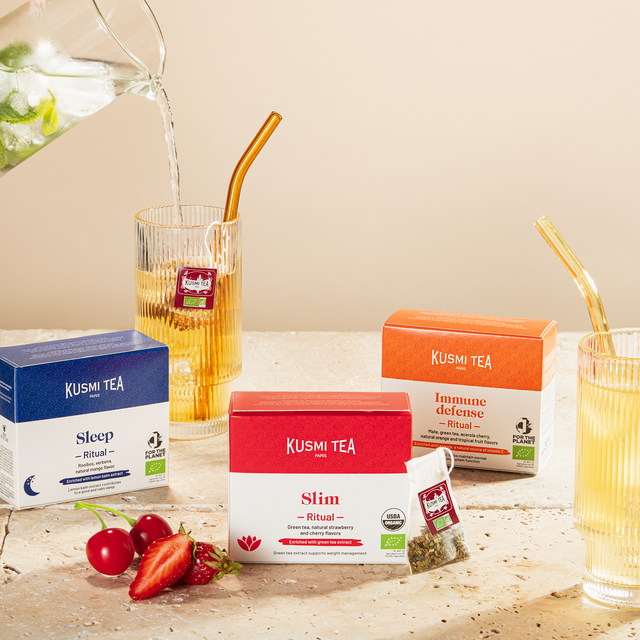 KUSMI TEA Thé vert en sachet RITUEL MINCEUR BIO