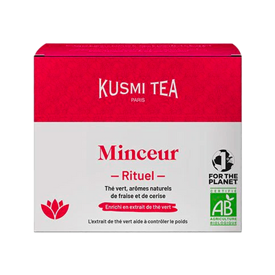 KUSMI TEA Thé vert en sachet Rituel minceur bio 36G
