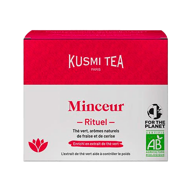 KUSMI TEA Thé vert en sachet RITUEL MINCEUR BIO