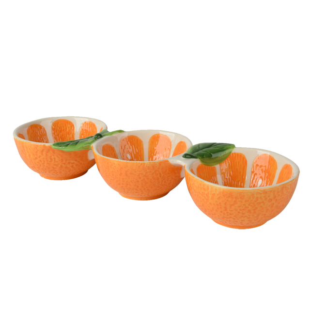 Set apéritif TAPAS ORANGE coloris orange