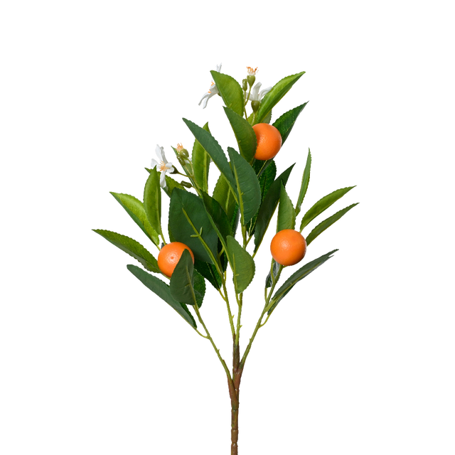 Plante artificielle ORANGER coloris Vert,orange