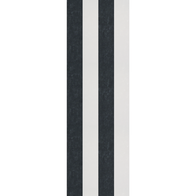 4MURS Papier peint intissé Palazzo stripe Noir et blanc Satiné