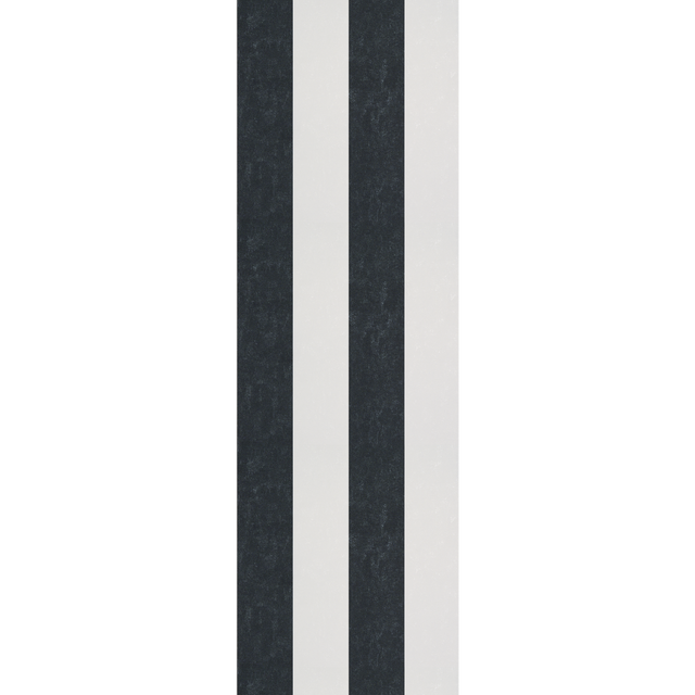 4MURS Papier peint intissé PALAZZO STRIPE noir et blanc