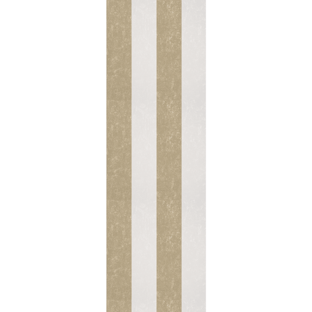 4MURS Papier peint intissé PALAZZO STRIPE or et blanc