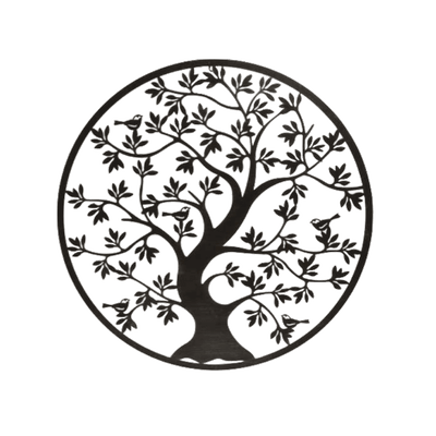 Déco murale métal Maé Noir