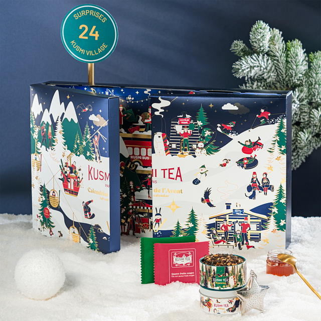 KUSMI TEA Calendrier de l'Avent NOËL À LA MONTAGNE