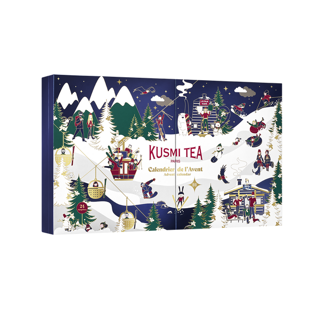 KUSMI TEA Calendrier de l'Avent NOËL À LA MONTAGNE