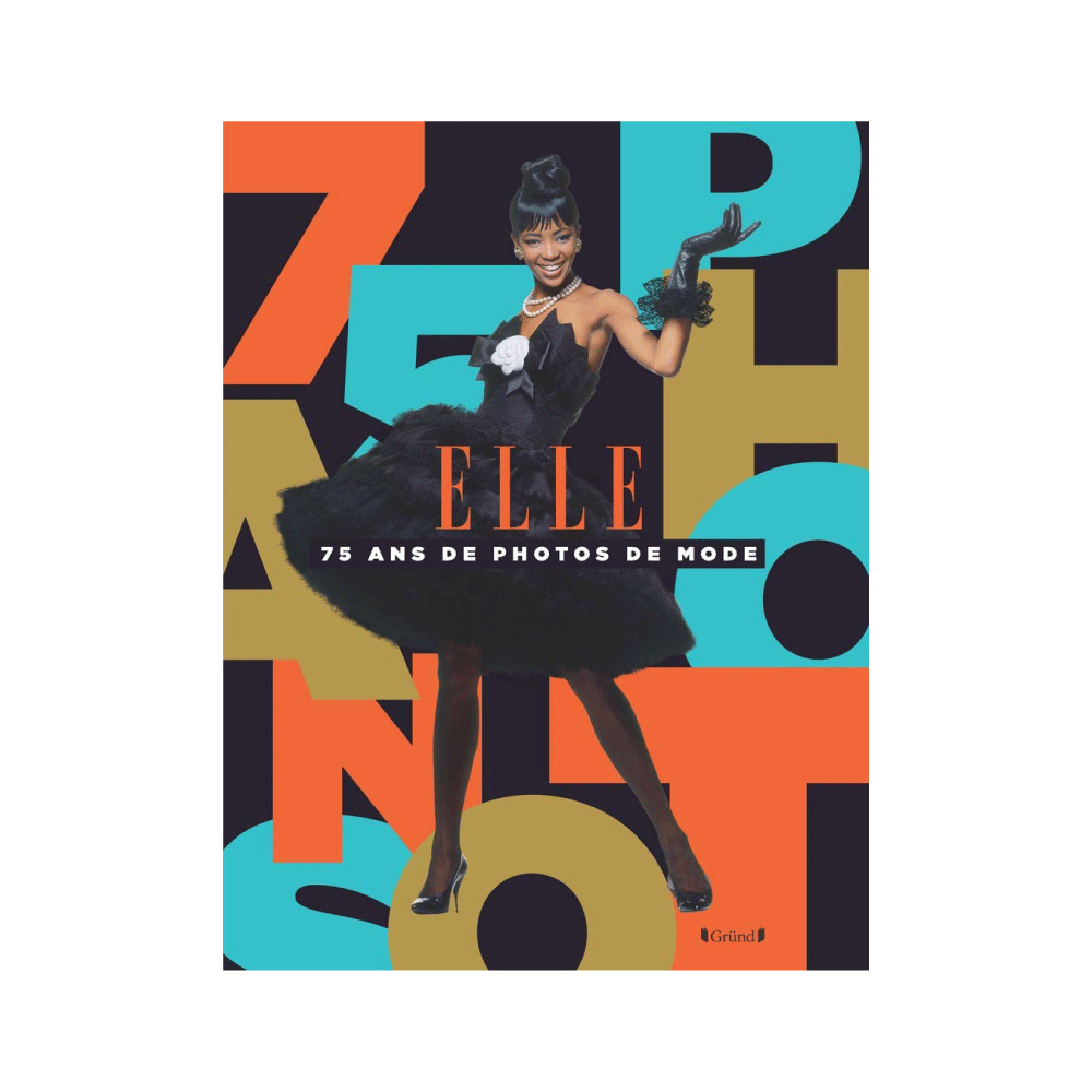 Livre mode Elle, 75 ans de photos de mode Multicolore