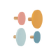 Patère Oya Multicolore