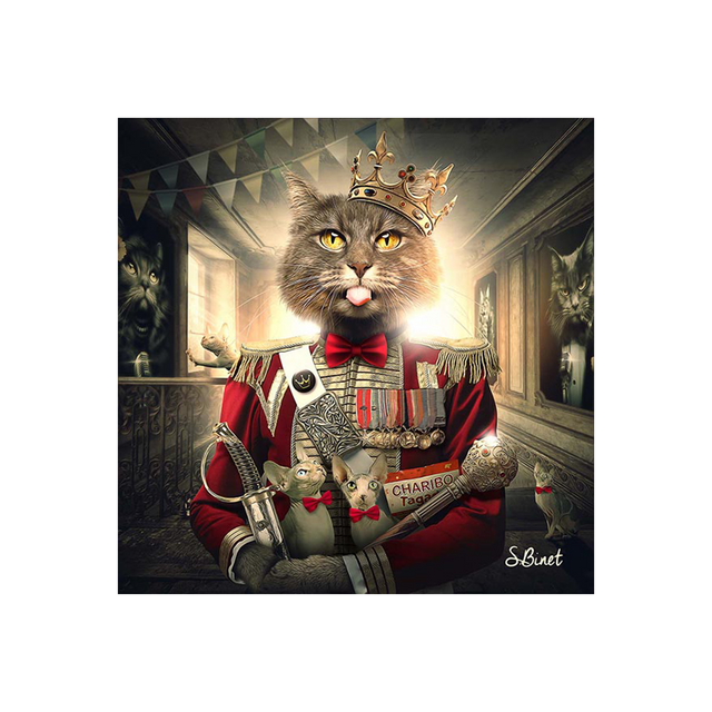 Tableau BINET CHATRIBO coloris noir