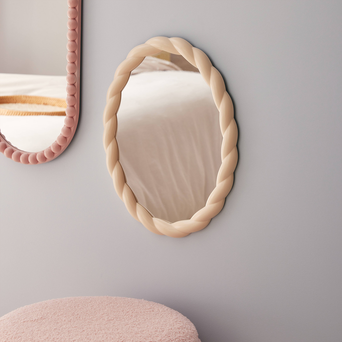 Miroir Tessa Blanc