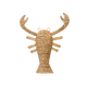 Trophée mural Écrevisse Beige