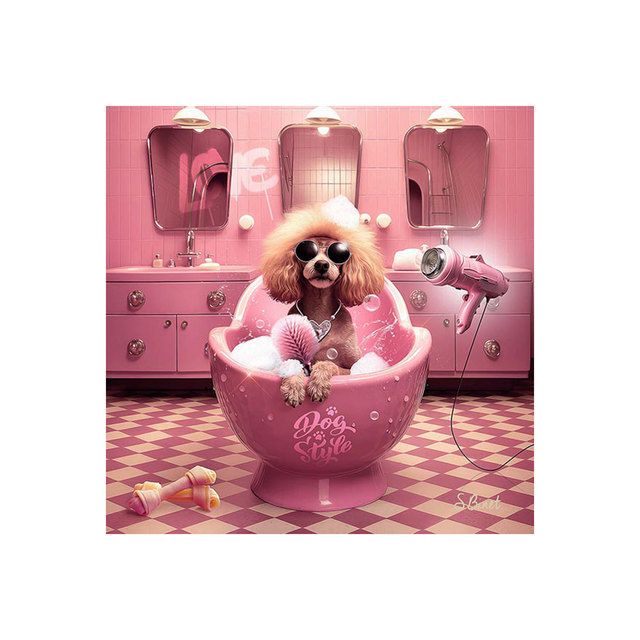 Tableau BINET DOG STYLE coloris noir