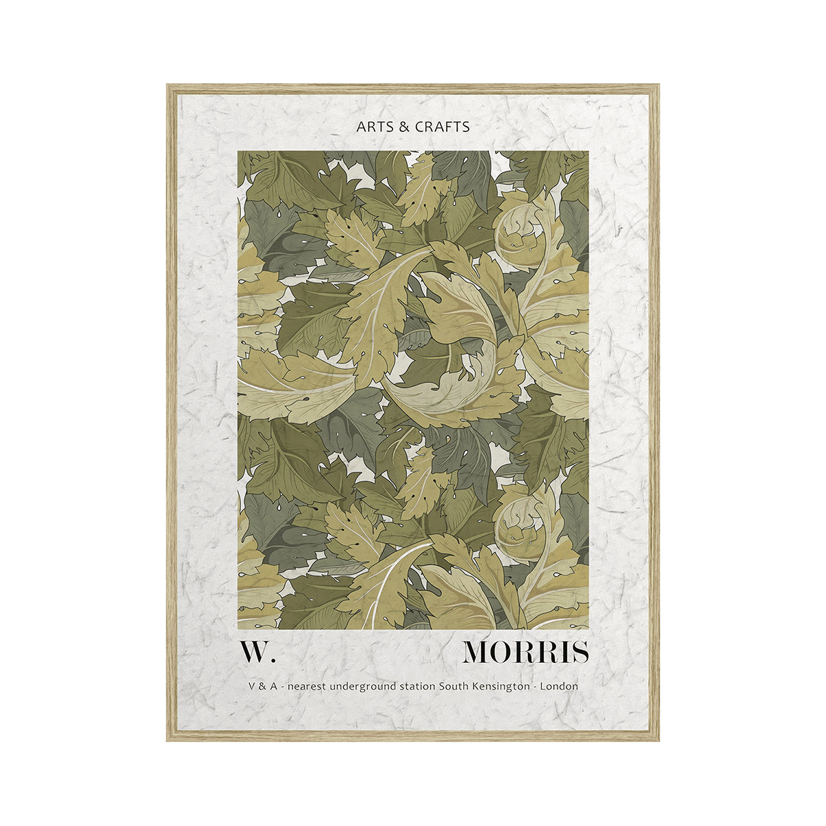 W.MORRIS Tableau W morris Vert