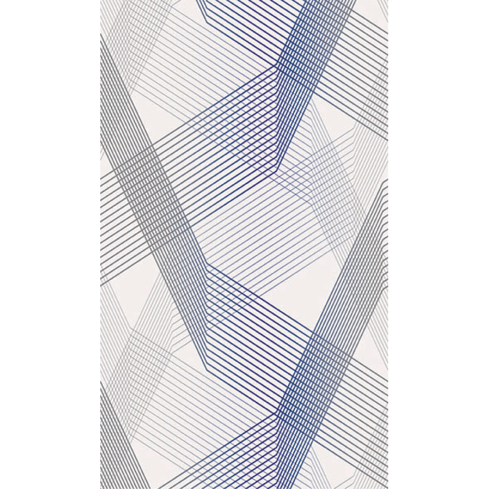 4MURS Papier peint panoramique L Weblines Bleu urbain et gris perle Satiné