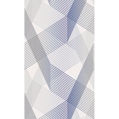 4MURS Papier peint panoramique L Weblines Bleu urbain et gris perle Satiné