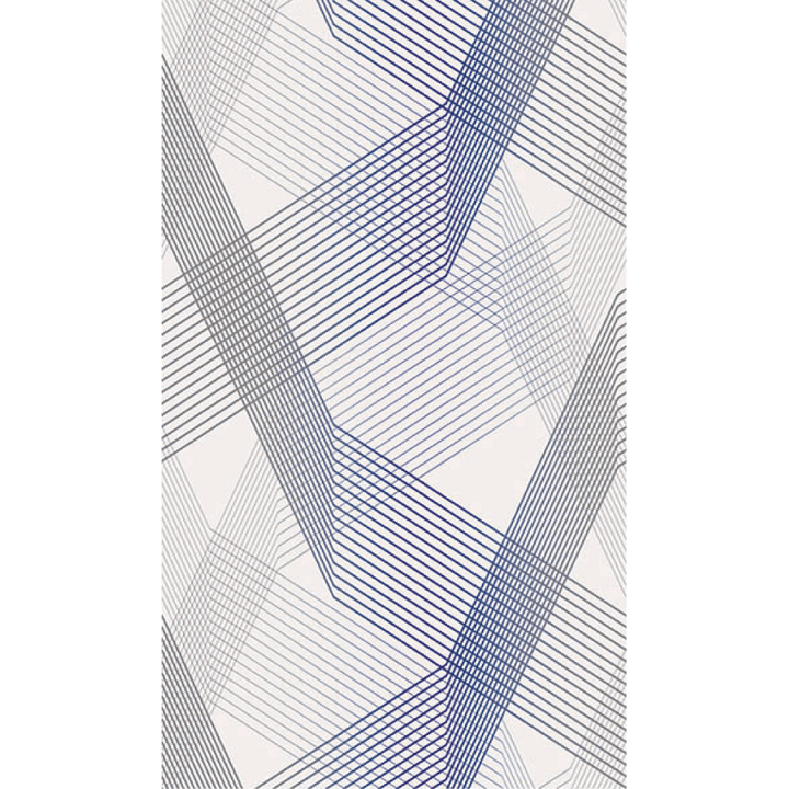 4MURS Papier peint panoramique L Weblines Bleu urbain et gris perle Satiné