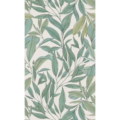 4MURS Papier peint panoramique L Alloro Camaïeux de verts doux Satiné