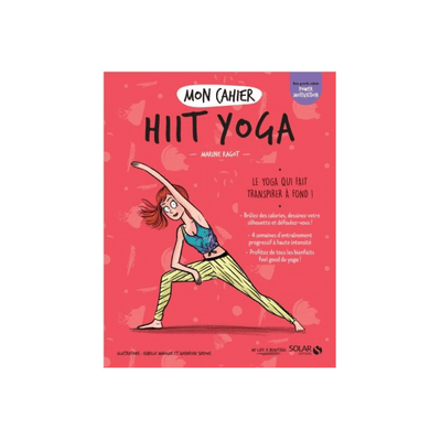 Livre sport Mon cahier hiit yoga Rouge