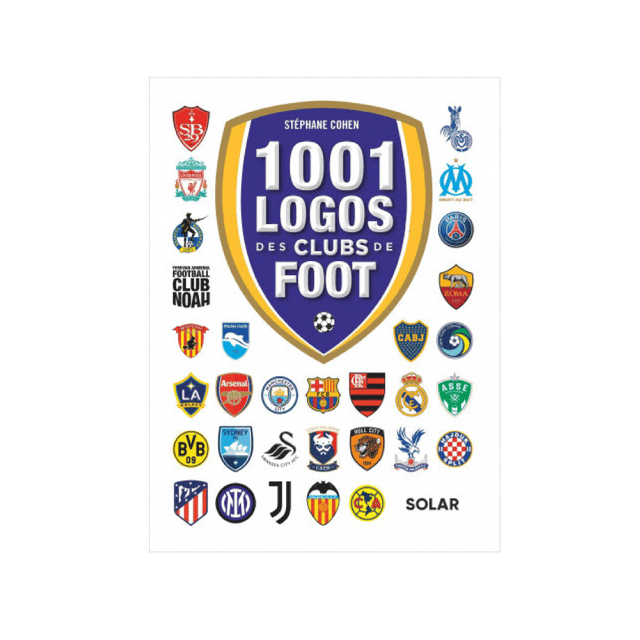 Livre sport 1001 LOGOS DES CLUBS DE FOOT