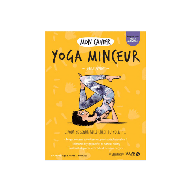 Livre bien-être MON CAHIER YOGA MINCEUR