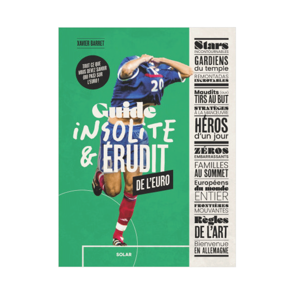 Livre sport Guide insolite et erudit de l'euro Vert