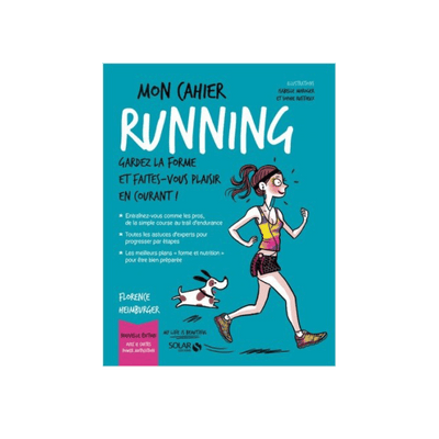 Livre sport Mon cahier running Bleu