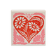 ARCHIVIST Allumettes Botanical heart matchbox Rose, rouge