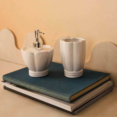 Distributeur de savon Flux Blanc