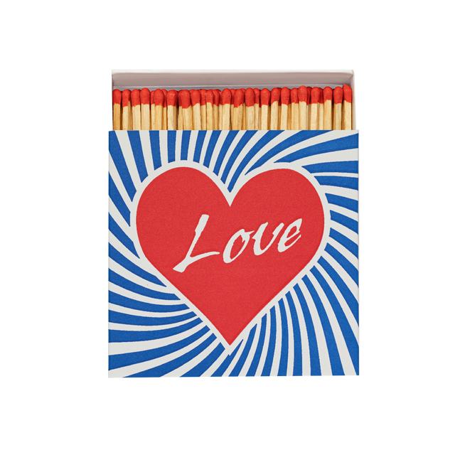 Archivist Allumettes LOVE coloris Bleu, rouge