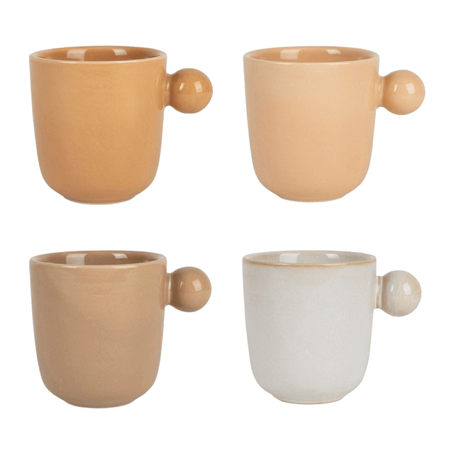 Coffret tasses KLOSEN coloris beige
