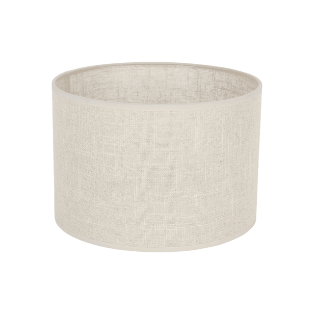 Abat-jour LINEN coloris beige 20 x 30 cm