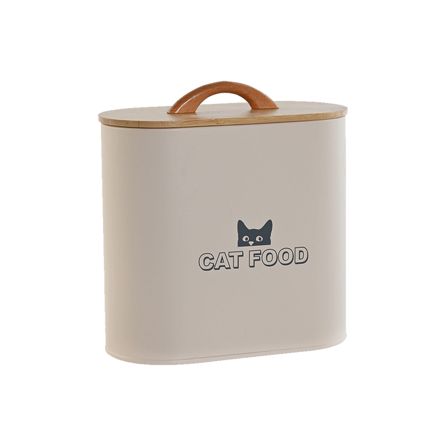 Accessoire animaux CAT FOOD coloris beige