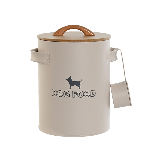 Accessoire animaux DOG FOOD coloris beige