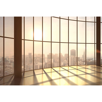 Papier peint panoramique XL City view Sepia Satiné