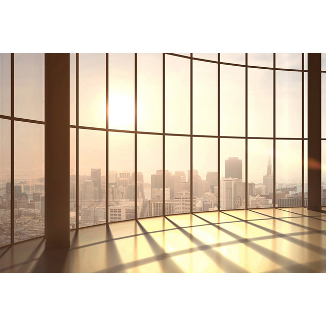 Papier peint panoramique XL CITY VIEW 400 x 270 cm sépia