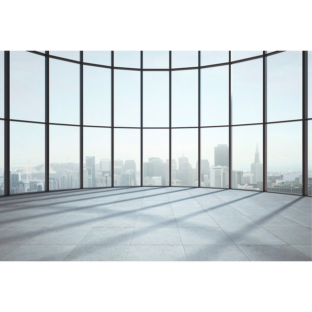 Papier peint panoramique XL CITY VIEW 400 x 270 cm bleu ciel