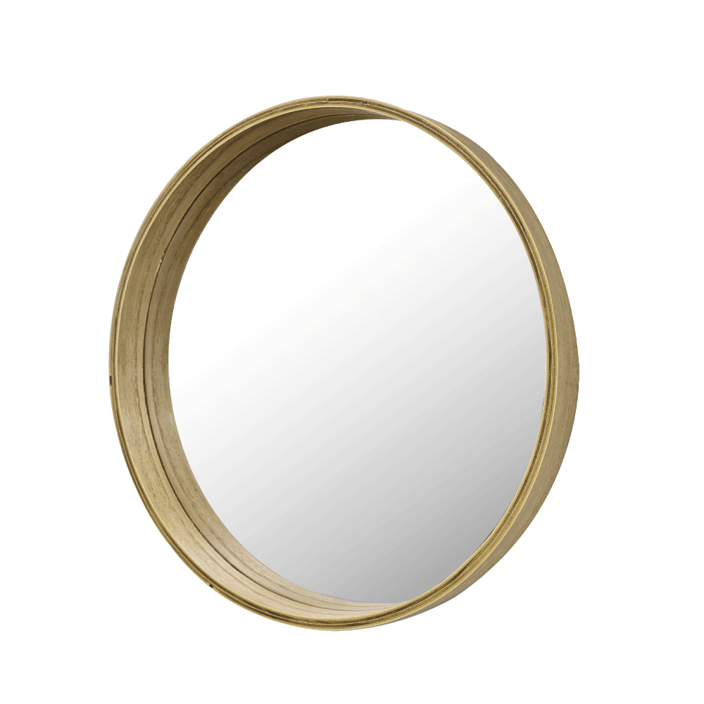 Miroir en bois Borje Beige